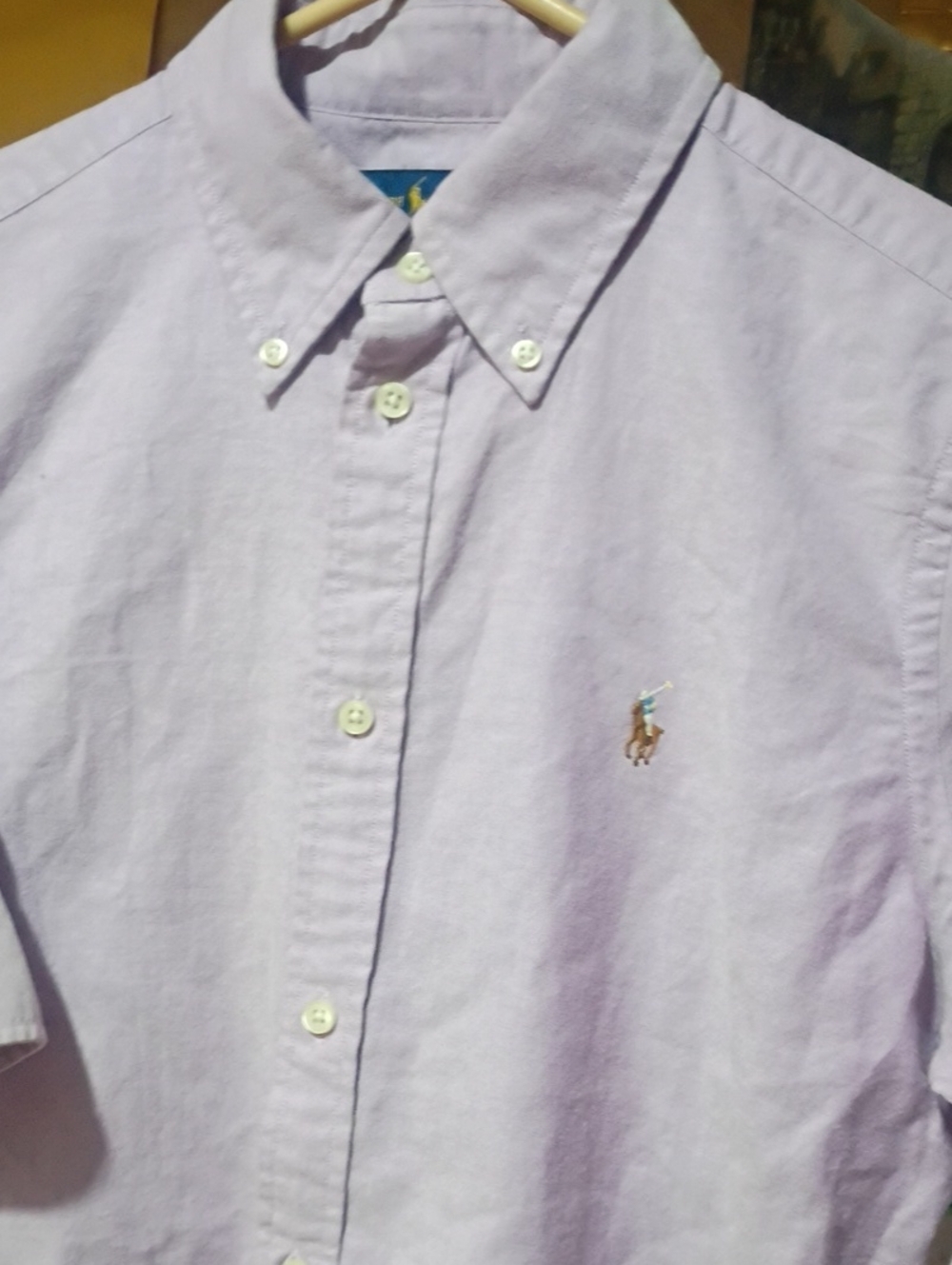 Ralph Lauren Lavender Oxford Button-Down Shirt